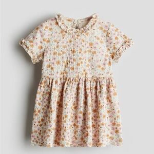 H&M Floral Kids Dress - Pink and Orange